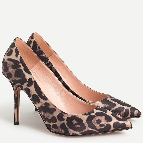 J. Crew Shoes - J.Crew Elsie Leopard Print Stiletto Pumps Size 9